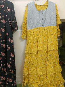 Flowy Floral Dresses - Set of 4