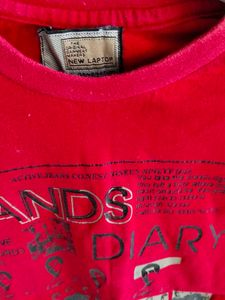 Red 'Bands Diary' T-Shirt