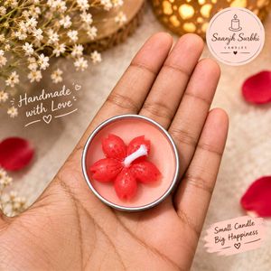 Handmade Cherry Blossom Scented Tealight Candles
