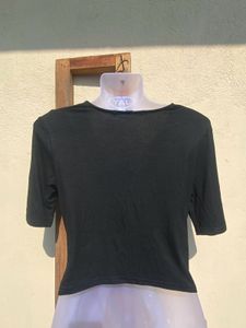 Black Wrap Top