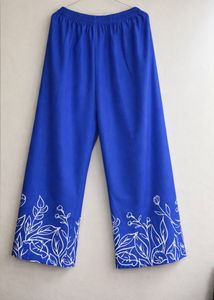 Elegant Blue Kurta Set with Floral Embroidery