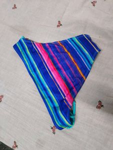 Vibrant Striped Bikini Bottom