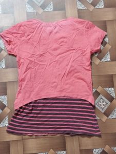 Cute orange "LOVE" Graphic T-Shirt