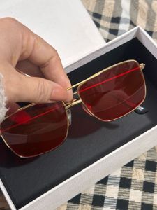 Red Tint Aviator Sunglasses