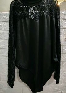 Price Drop Shein Curves Black Lace Bodysuit