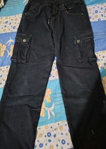 Men's Black Cargo Pants