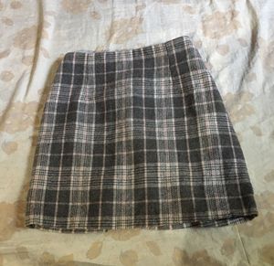 mini Pinterest coded check skirt