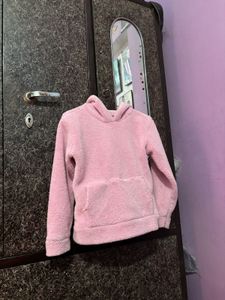 Cozy Pink Sherpa Hoodie