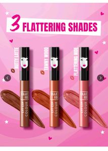 Elle 18 Liquid Lipstick Trio - Nude Days