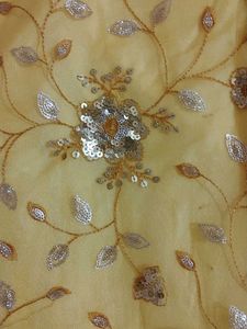 Yellow Embroidered Lehenga Choli Set
