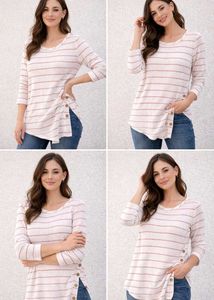 Striped Long Sleeve Top