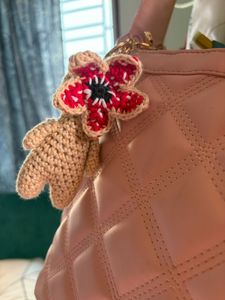Crochet Demogorgon Flower Keychain