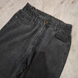 black grey High Waisted Jeans