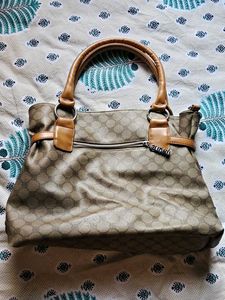 Stylish Brown Monogram Handbag