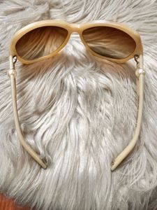 Chanel dupe-Chic Cream &amp; Brown Gradient Sunglasses