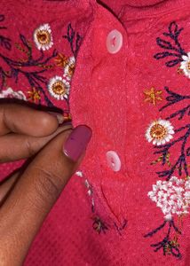 Pink Color Kurta