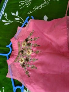 Designer Floral Print Ethnic Gown
