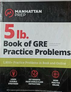 Manhattan Prep 5 lb. Book of GRE Practice Problems
