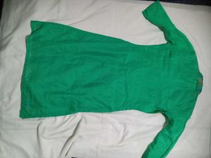 Green Churidar Top