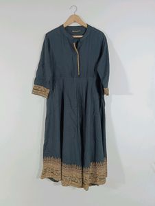 Black Printed Kurta (Women)