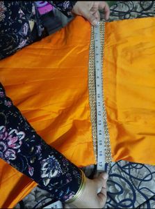 Orange Anarkali Dress