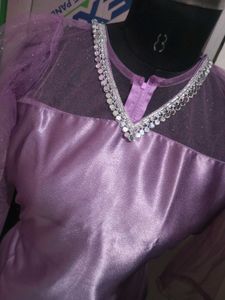 Elegant Lavender only Kurti duppata