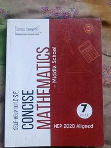 Concise Mathematics Class 7 ICSE Book