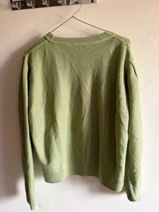 Cozy Green Knit Sweater