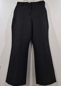 Classic Pinstripe Flared Trousers