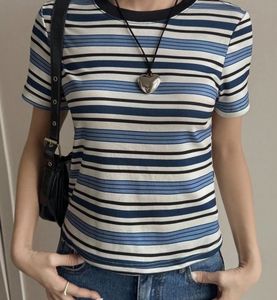 Striped Fitted Top