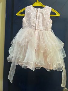 Babyhug Party Frock - Pink 3-4 years