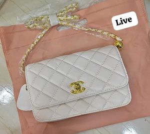 IMPORTED HIGH QUALITY CHANEL INSPIRED WHITE SLING