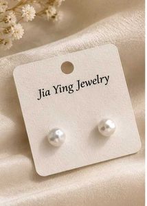 Classic Pearl Stud Earrings