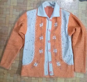 Floral Embroidered Cardigan