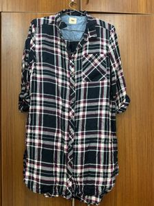 MAX Flannel Shirt dress