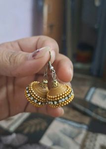Handmade Silk Thread Earrings combo