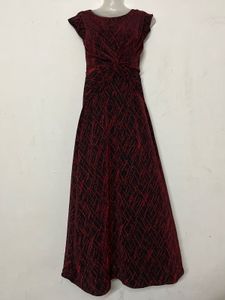 Pintresty Stunning Red &amp; Black Glitter Dress
