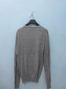 Gray Cardigan Sweater