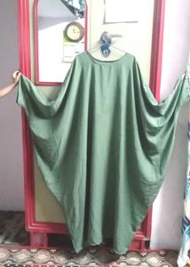 Elegant Green Kaftan Abaya