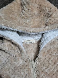 Cozy Beige Fuzzy Hoodie