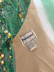 Stunning Embellished Green Gown
