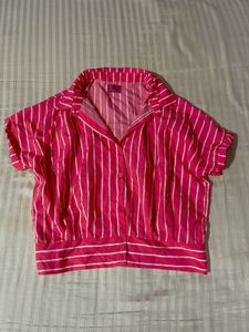 Dark Peach Short Sleeve Shirt