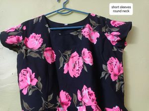 Chic Floral Print Dress
