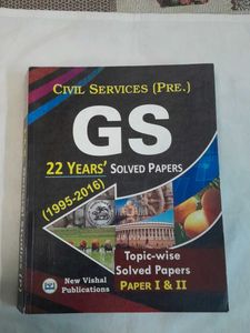 Civil Services GS Solved Papers 1995-2016