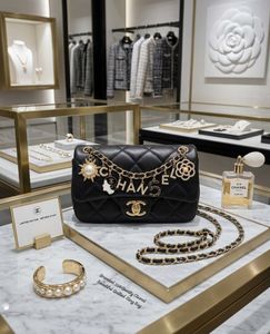 Chanel Quilted Charm Sling Bag