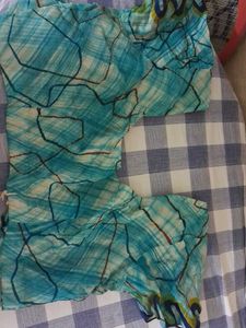 Colorful Abstract Print saree