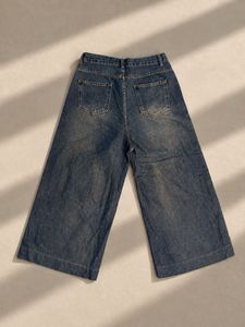 Wide Leg Denim Jeans