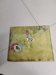 Light yellow design saree..