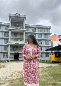 Elegant Floral Print Kurta