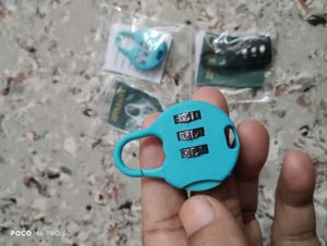 zipper Lock with Carabiner pek of 4